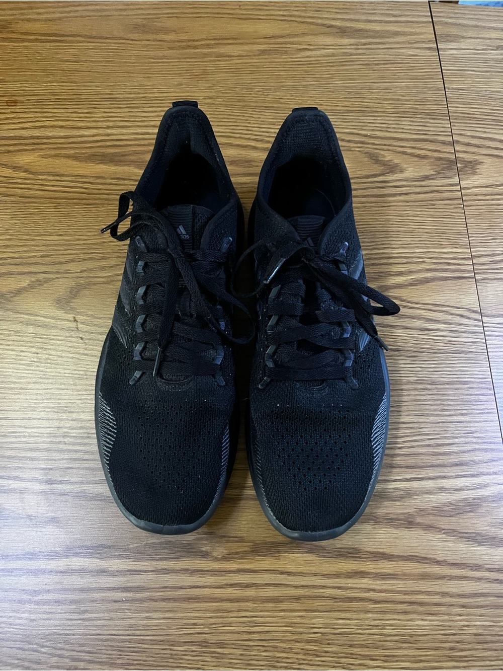 Adidas Men's Black Knit Running Sneakers Size 10.5